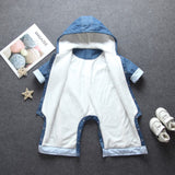 The Velvet Cloud Winter Romper | 100% Cotton Lining