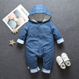 The Velvet Cloud Winter Romper | 100% Cotton Lining