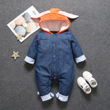 The Velvet Cloud Winter Romper | 100% Cotton Lining