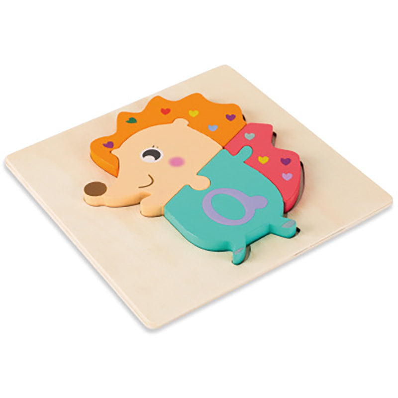Puzzle Animale 3D in Legno MontessoriFit™ | Giocattolo per l'Apprendimento Precoce
