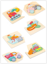 Puzzle Animale 3D in Legno MontessoriFit™ | Giocattolo per l'Apprendimento Precoce