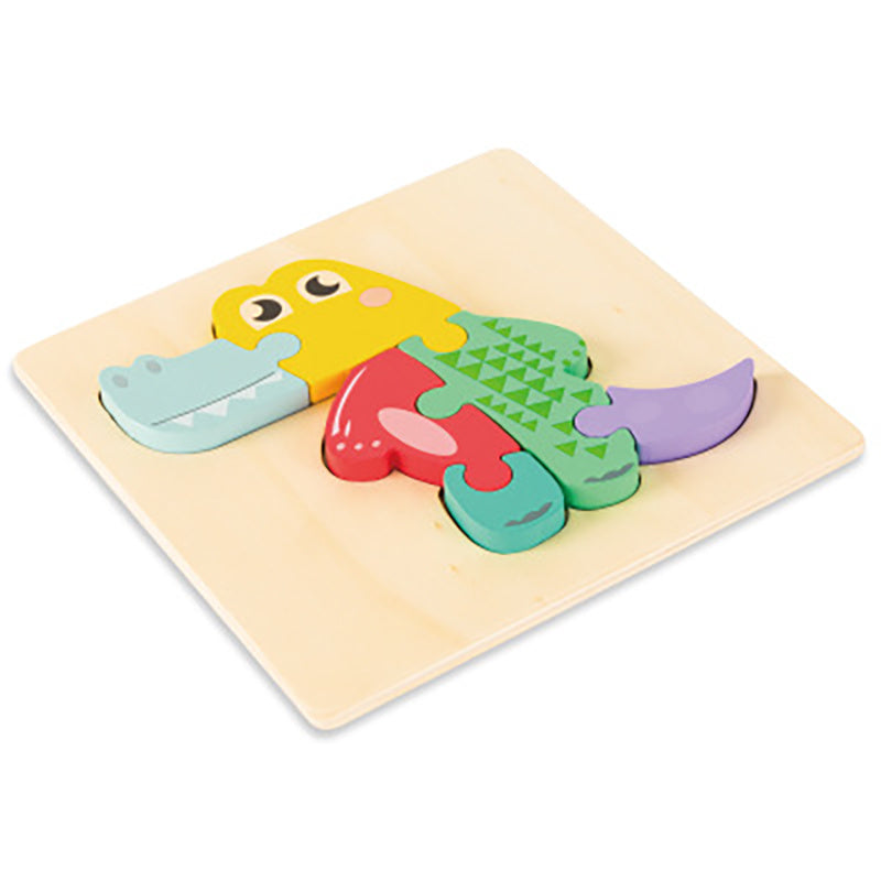 Puzzle Animale 3D in Legno MontessoriFit™ | Giocattolo per l'Apprendimento Precoce