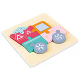 Puzzle Animale 3D in Legno MontessoriFit™ | Giocattolo per l'Apprendimento Precoce