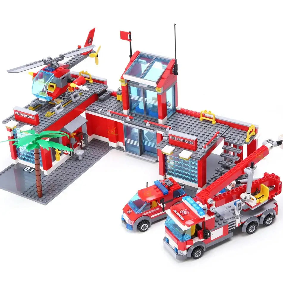 Fire Station Building Blocks