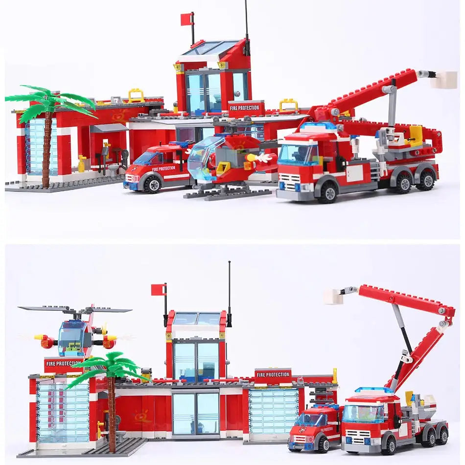 Fire Station Building Blocks