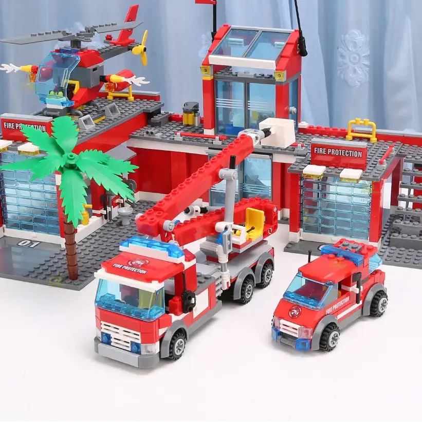 Fire Station Building Blocks