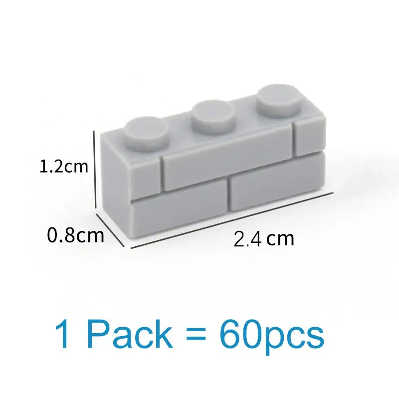 Lego Blocks Brick Wall 60 Pieces