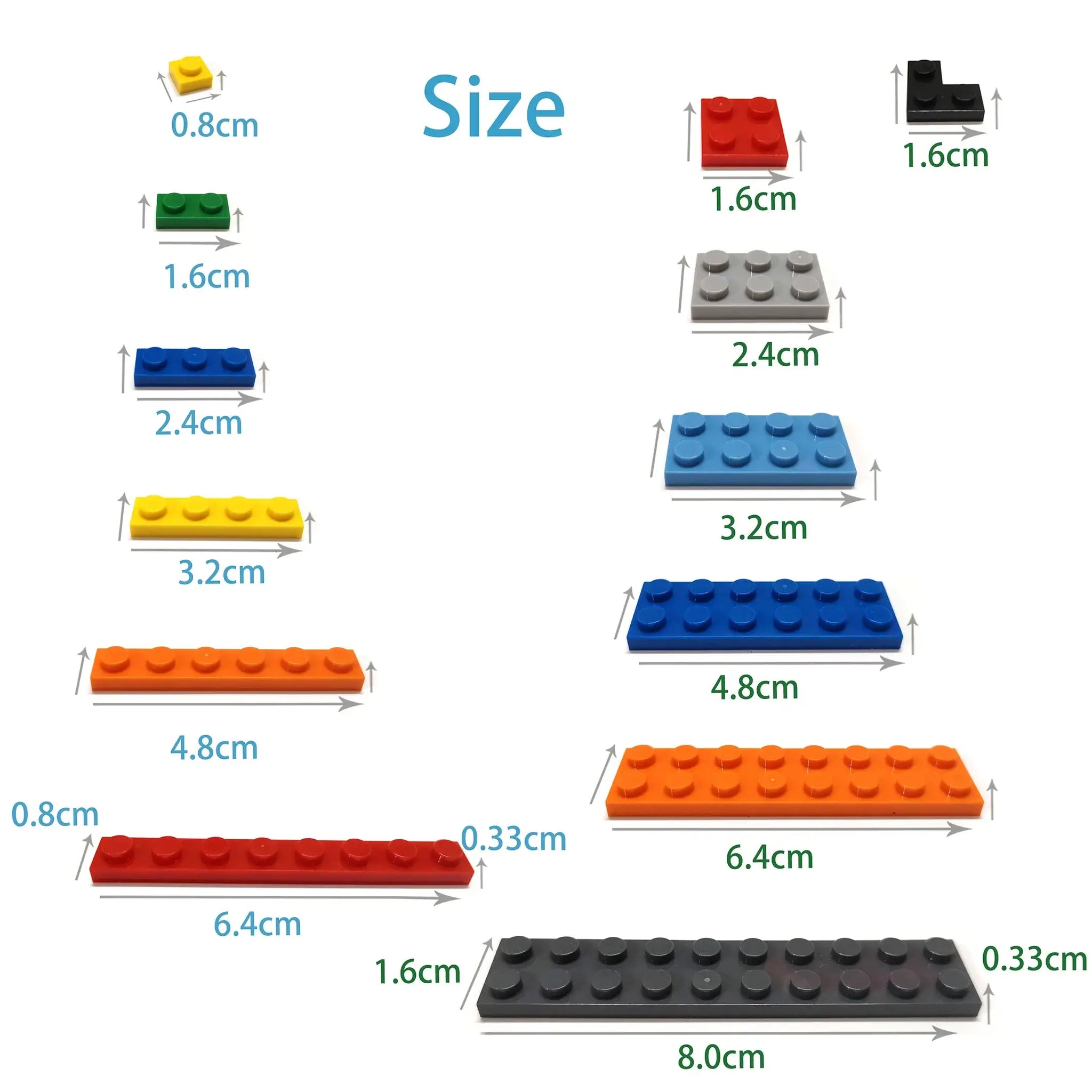 Lego Blocks Brick Wall 60 Pieces