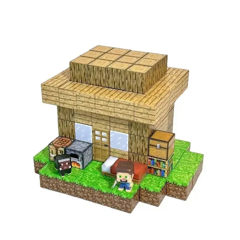 Magnetic Blocks Minecraft Construction Toy