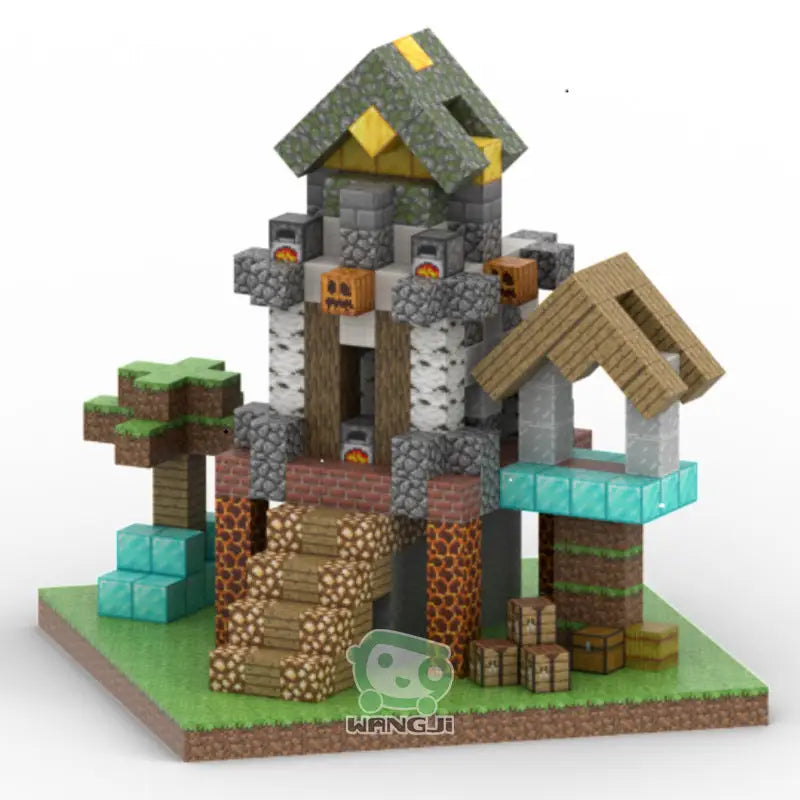 Magnetic Blocks Minecraft Construction Toy