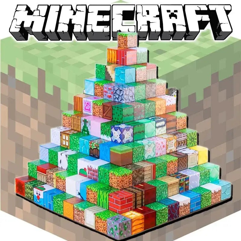 Magnetic Blocks Minecraft Construction Toy
