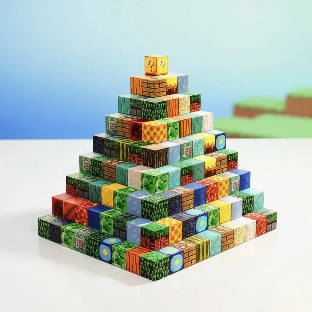 Magnetic Blocks Minecraft Construction Toy