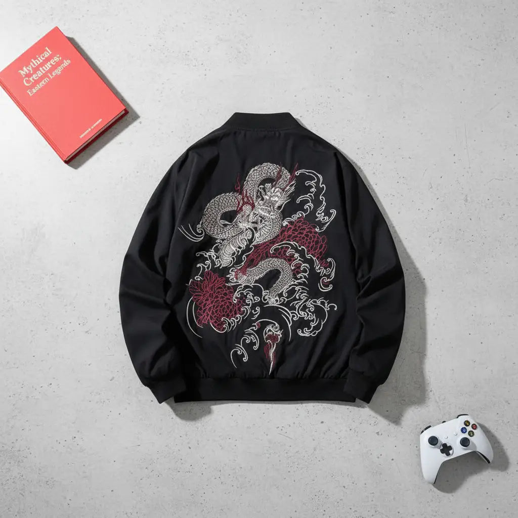 Blouson Bomber Jacket Dragon