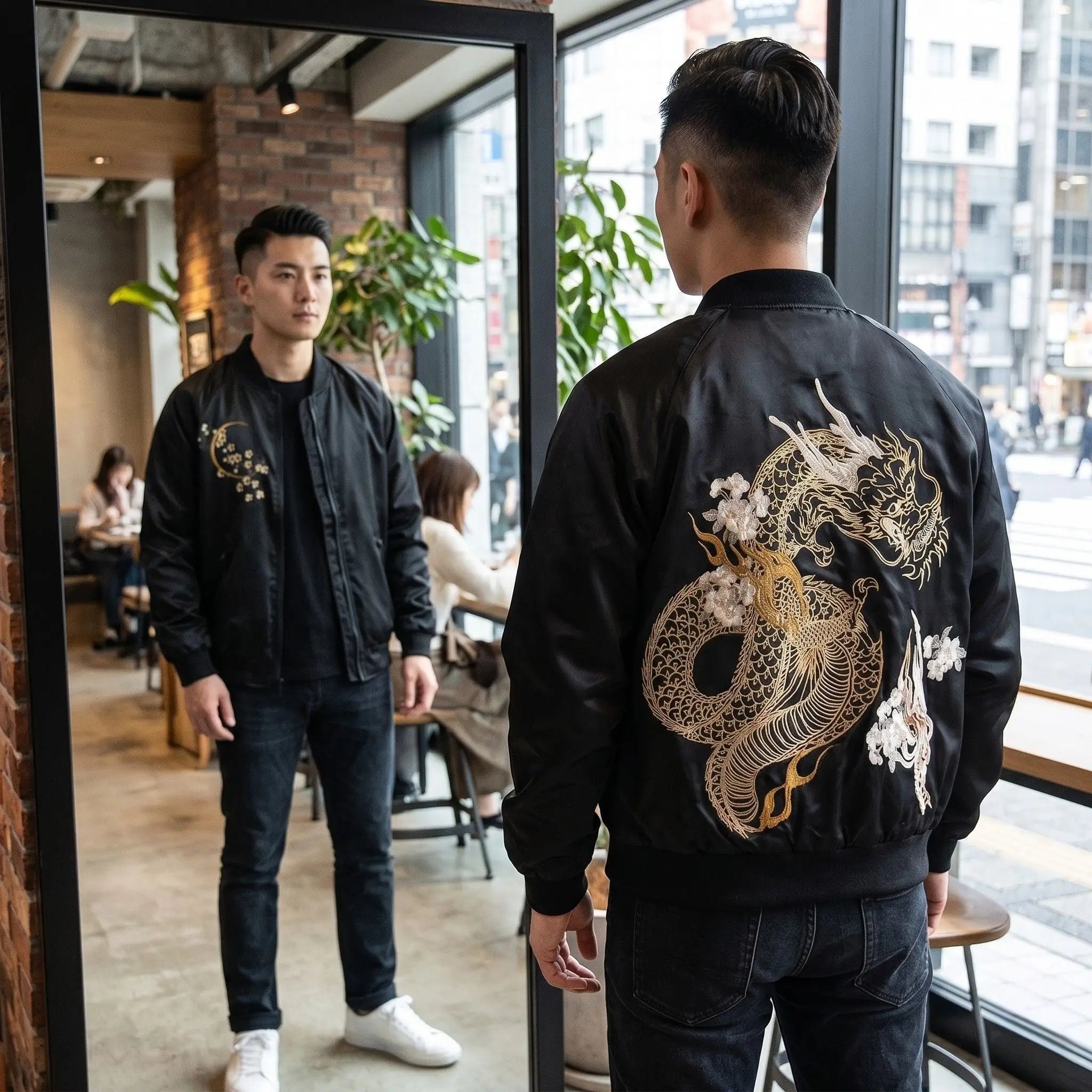 Blouson Jacket Bomber Dragon