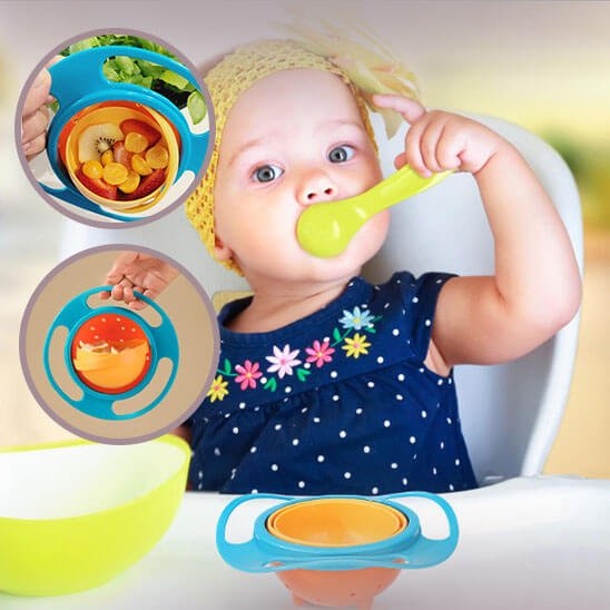 Baby non-spill bowl