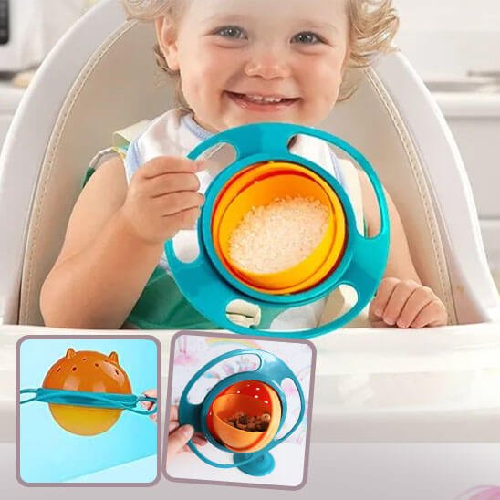 Baby non-spill bowl