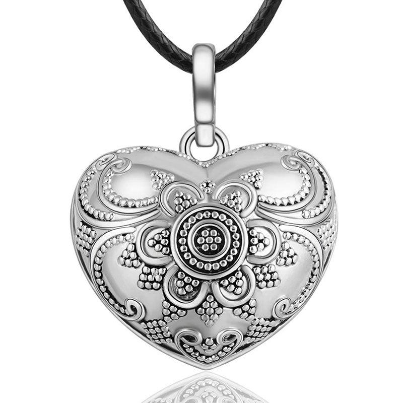 Pregnancy bola | Silver heart