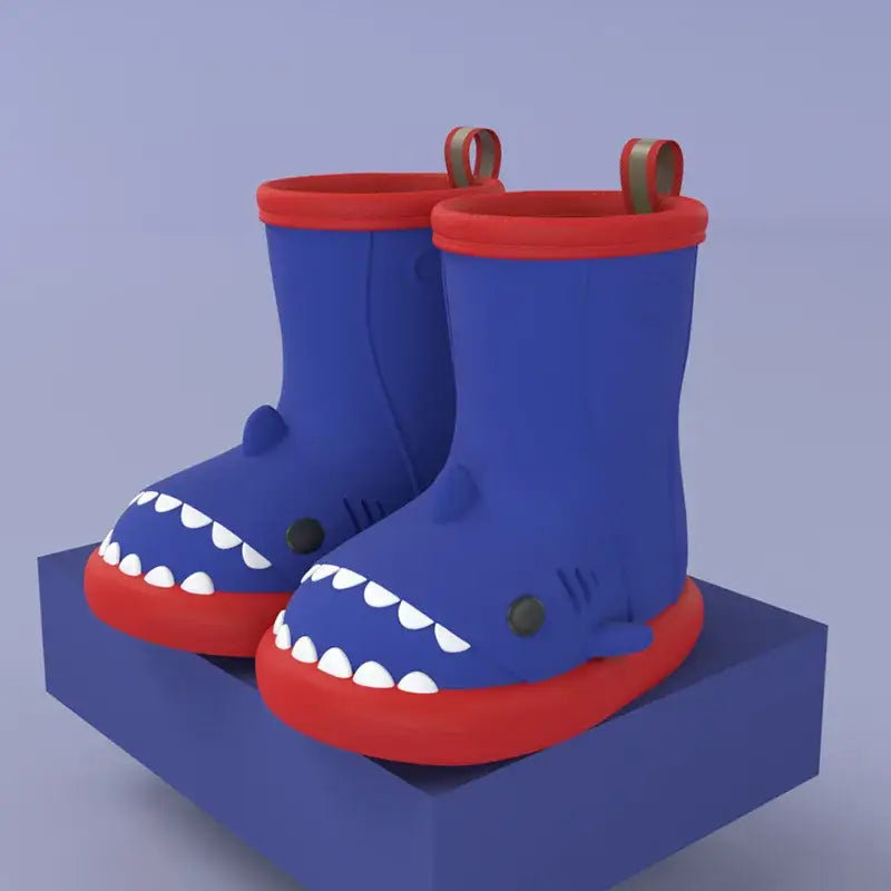 Shark rain boots for kids