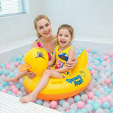Inflatable yellow duck baby float