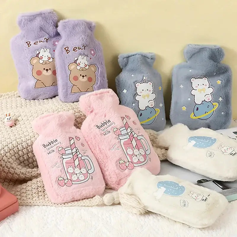 Kids Animal Plush Hot Water Bottle