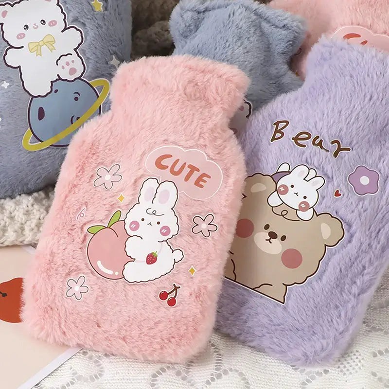 Kids Animal Plush Hot Water Bottle