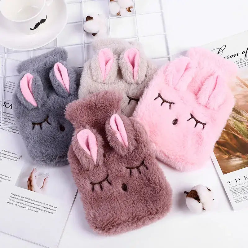 Hot water bottle plush rabbit Thermal bag
