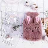 Hot water bottle plush rabbit Thermal bag