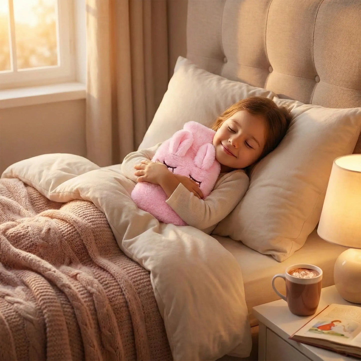 Hot water bottle plush rabbit Thermal bag