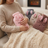Hot water bottle plush rabbit Thermal bag