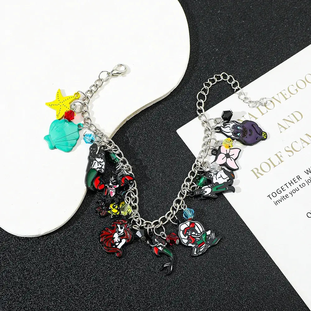 Disney The Little Mermaid Charm Bracelet