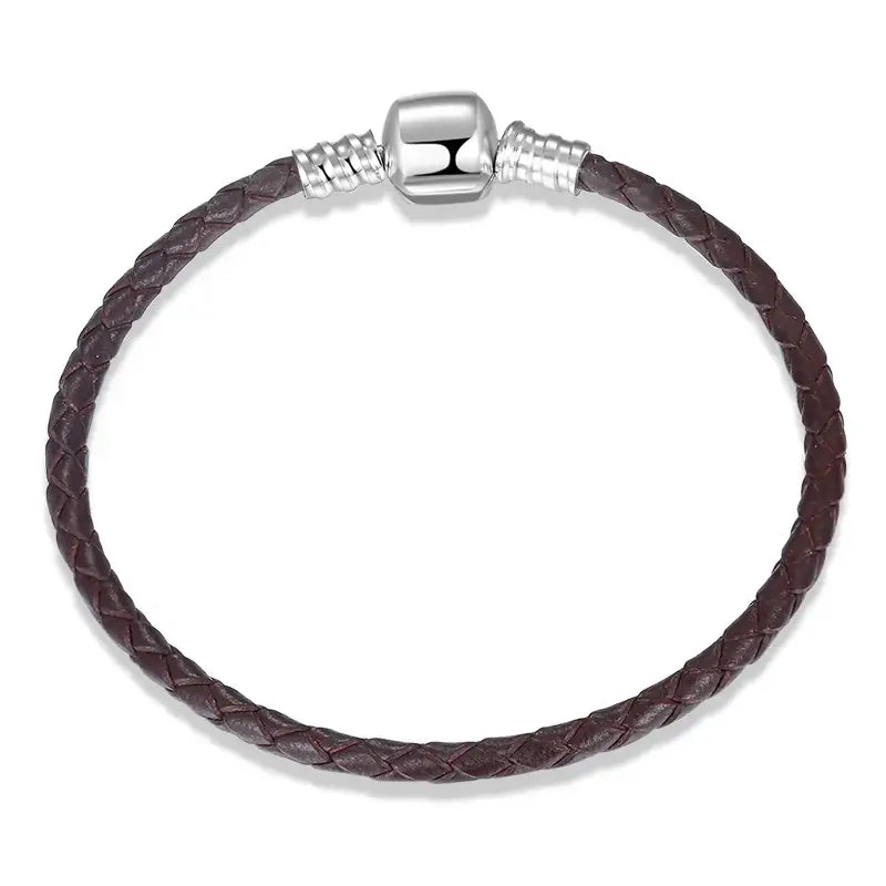 Women's Braided Silver Bracelet