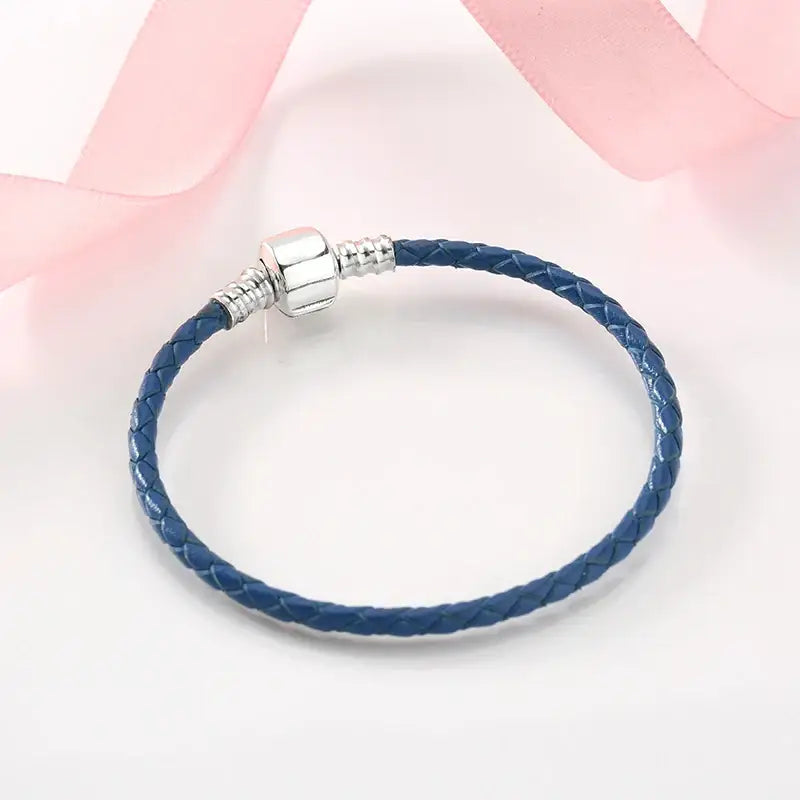 Women's Braided Silver Bracelet