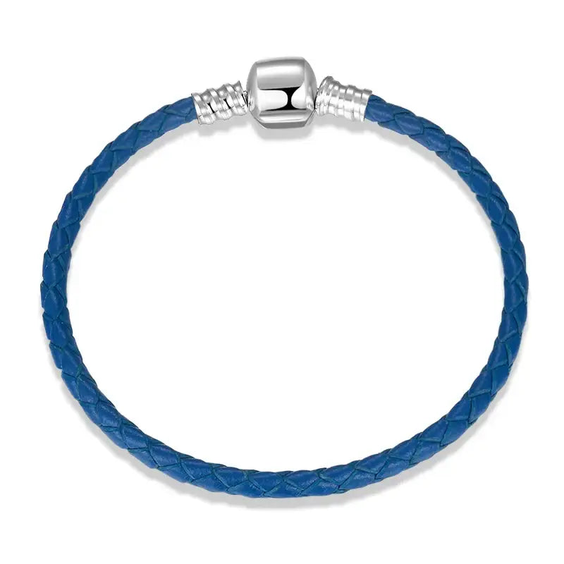 Women's Braided Silver Bracelet