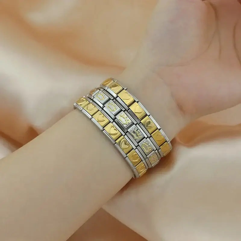 Bracciali Charm Hapiship Argento Dorato