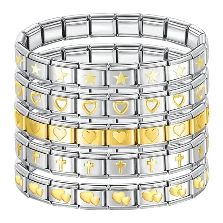 Bracciali Charm Hapiship Argento Dorato