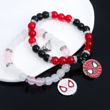 Spider-Man and Spider-Gwen Bead Bracelets