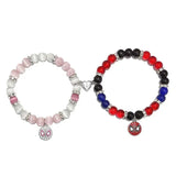 Spider-Man and Spider-Gwen Bead Bracelets