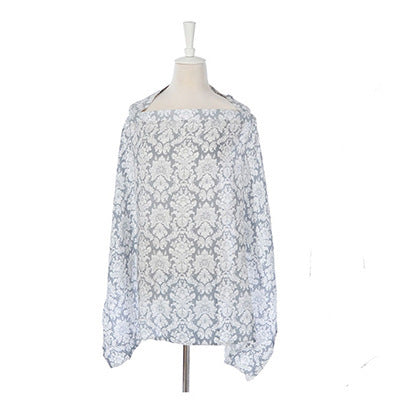 Voile d'allaitement respirant pour l'été (Tissu mousseline refroidissante)