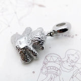 Silver Love Bear Necklace Charm