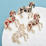 Luxury Horse Animal Brooch