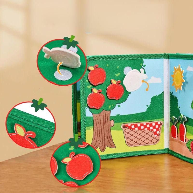 Busy Board Montessori - Activités de la ferme