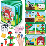 Busy Board Montessori - Activités de la ferme