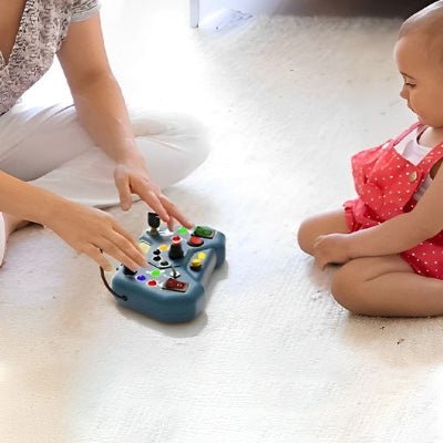 Busy board Montessori - Motricité, Éveil et Sécurité
