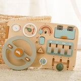 Busy Board - Pannello sensoriale Montessori Macchina