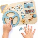 Busy Board - Pannello sensoriale Montessori Macchina