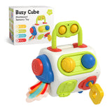 TravelTot™ 9-en-1 Cube Montessori Occupé (Jouet Fidget)