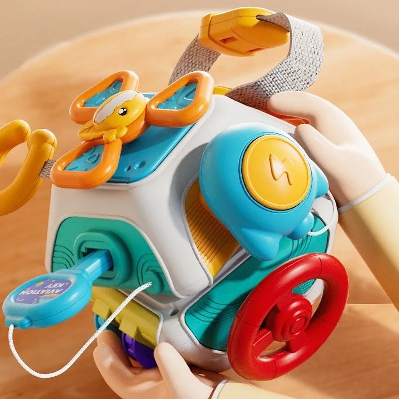 Busy cube - Stimulation Sensorielle et Jeu Intelligent dès 12 Mois