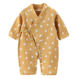 Barboteuse Kimono Bébé en Gaze de Coton