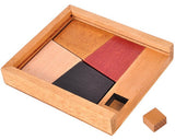 Casse-tête Tangram en Bois Carré Magique