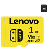 Lenovo carte micro sd switch 2 to jaune 1 tb avec logo de jeu v60 i class a2 pour console switch